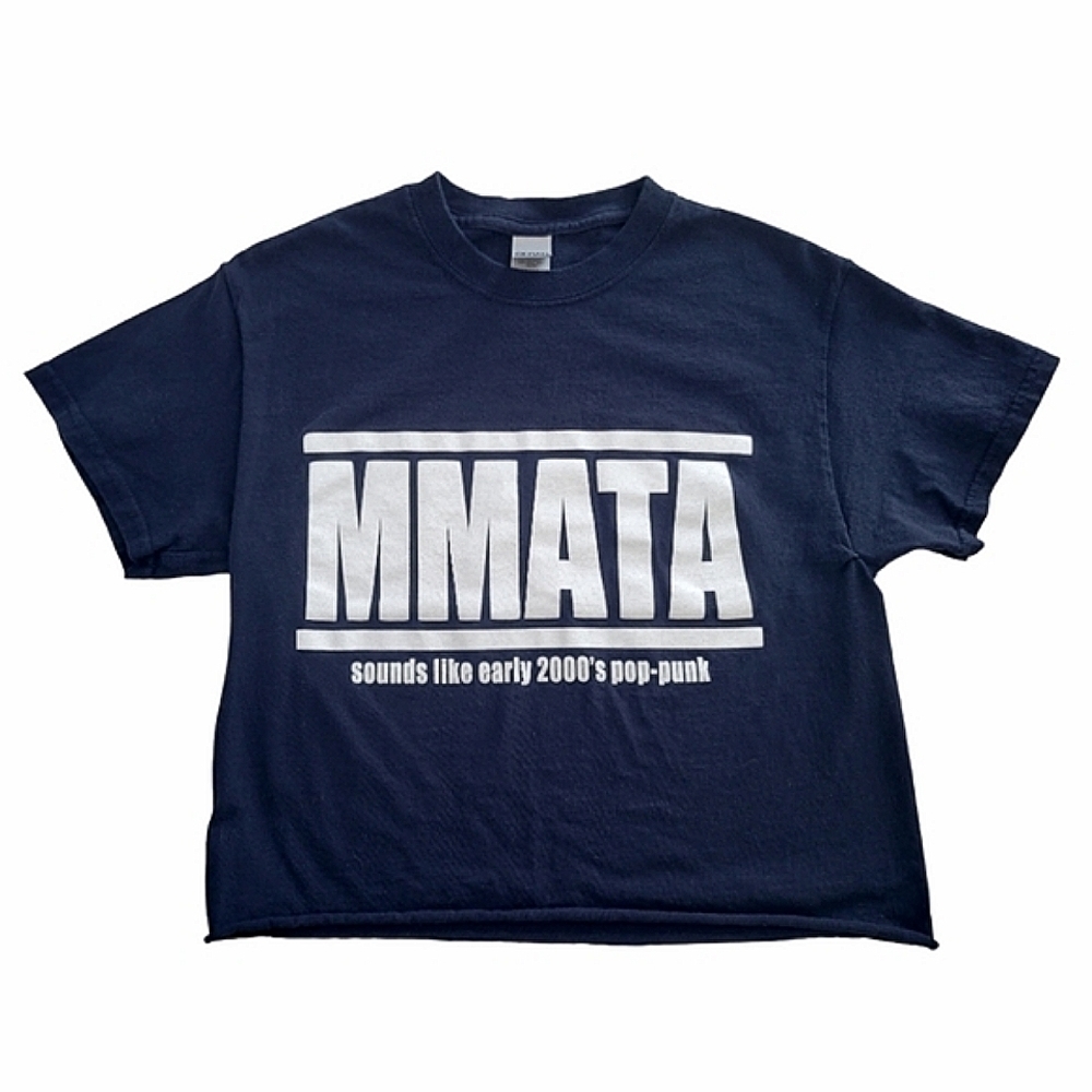 3/$15 🔴 Meet Me @ The Altar Pop Punk Emo Navy Cropped Band T-Shirt